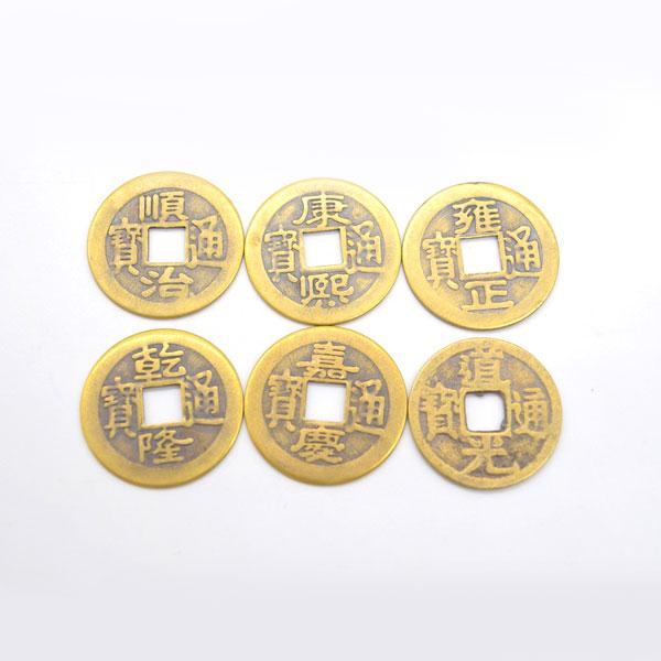 メール便OK】 六帝銭 古銭セット 銅製 レプリカ : 横浜中華街龍 - 通販