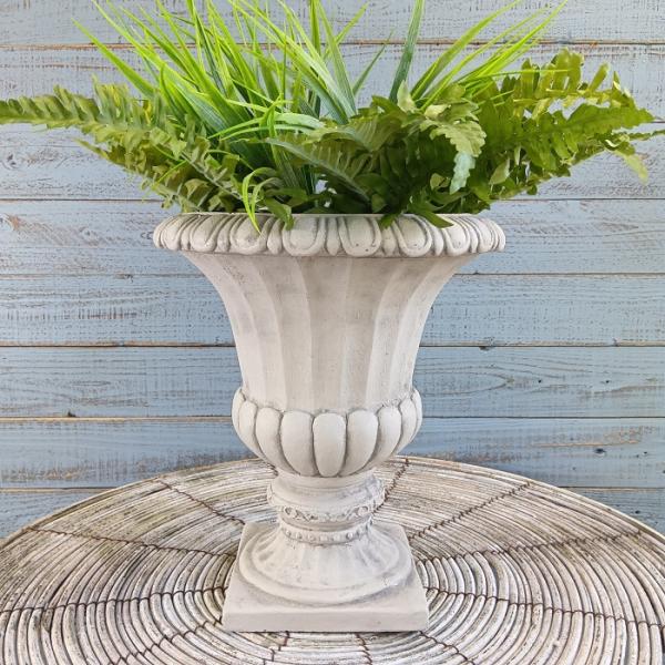 グラスファイバー ゴブレット ローズ 植木鉢 プランター 鉢