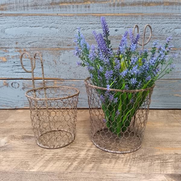 ガーデニング 雑貨 ワイヤーバスケット バスケット かご ワイヤー