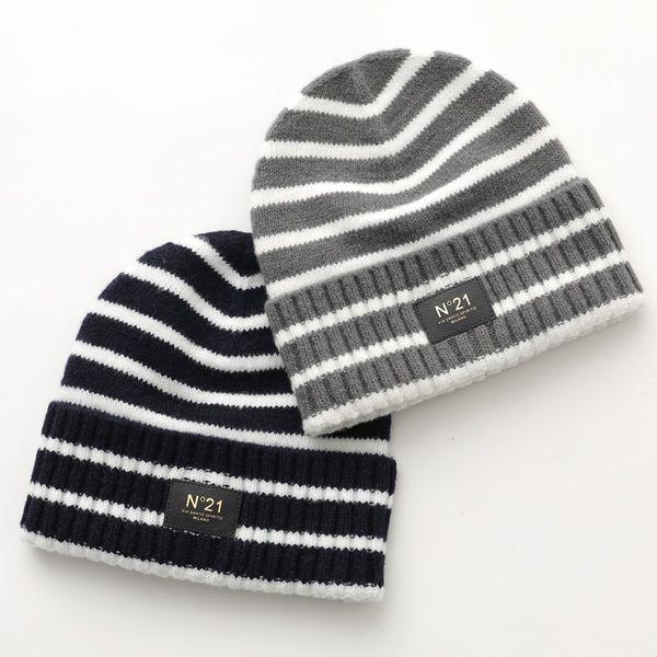 N°21（ヌメロヴェントゥーノ） ニット帽 N1M1 3040 9008 レディース