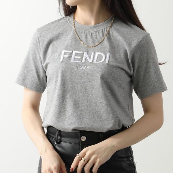 FENDI（フェンディ） 半袖Tシャツ FS7254 ALCA レディース ロゴ刺繍
