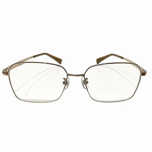 ジンズ スタンダード リムメタル MMF-22A-265 ゴールド ブランド小物