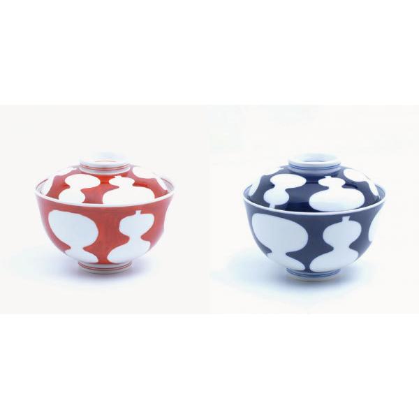 六瓢 4寸蓋物 雑煮碗 蓋つき煮物椀 お正月 有田焼 おしゃれ モダン