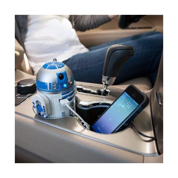 スターウォーズ R2-D2 USB 車載充電器 iPhon, iPad, Androido対応
