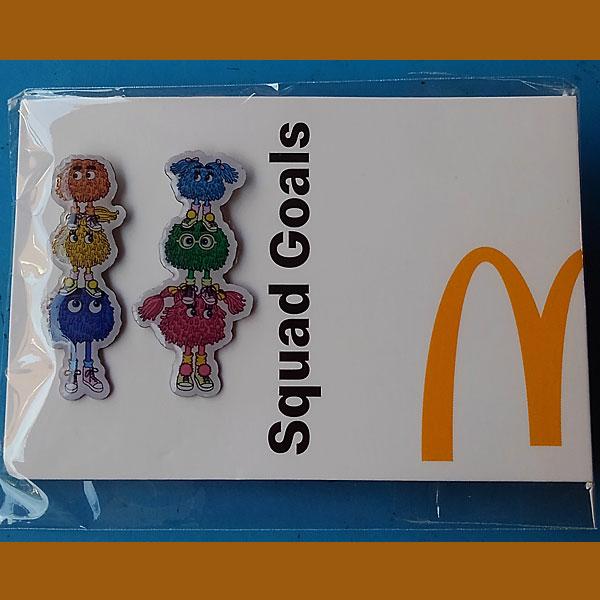 Mc Donald's PINS SET Squad Goals マクドナルド ピンズ ピンバッジ