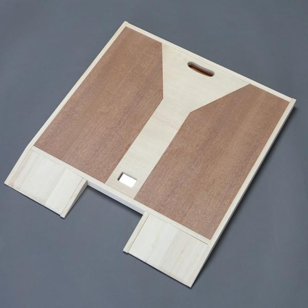 車椅子に乗ったまま測れる体重計 車イス 車いす スケール 静岡県産