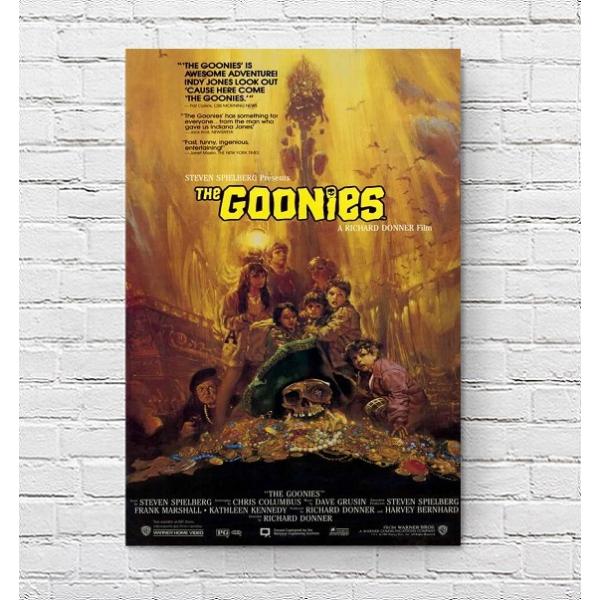グーニーズ 映画ポスター The Goonies US版 黒フレーム付き A3サイズ