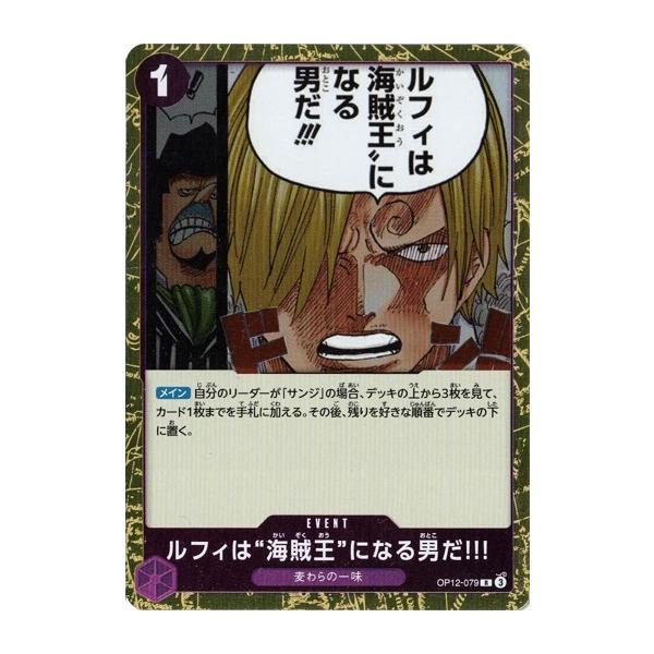 ONE PIECEカードゲーム ルフィは“海賊王”になる男だ!!! 【R】 OP12-079