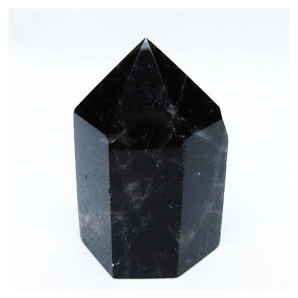 モリオン 黒水晶 六角柱 ポイント 142-10611 : 天然石・パワーストーン