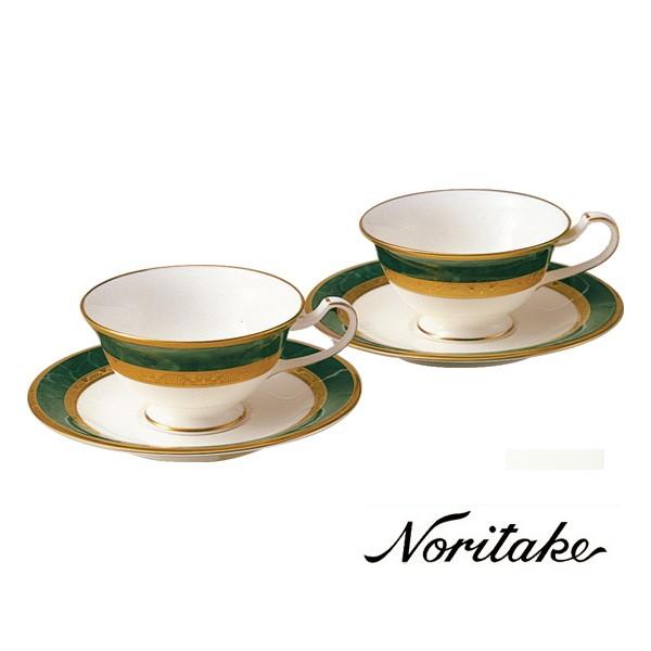 ノリタケ 【ノリタケ】≪フィッツジェラルド≫ ティー・コーヒー碗皿