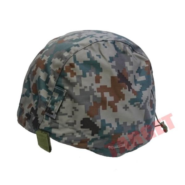 航空自衛隊 デジタル迷彩 八八式鉄帽用カバー 中/大 （鉄帽覆い