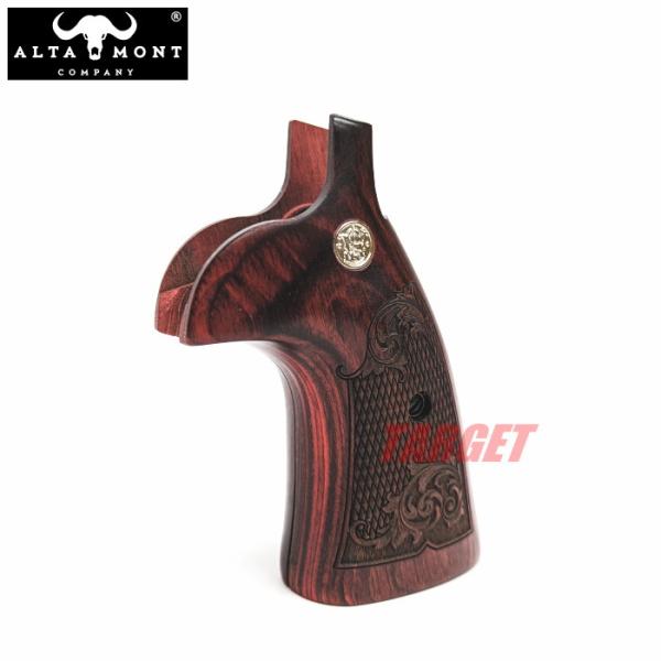 ☆アルタモント S&W Kフレーム スクエアバット用 木製グリップ