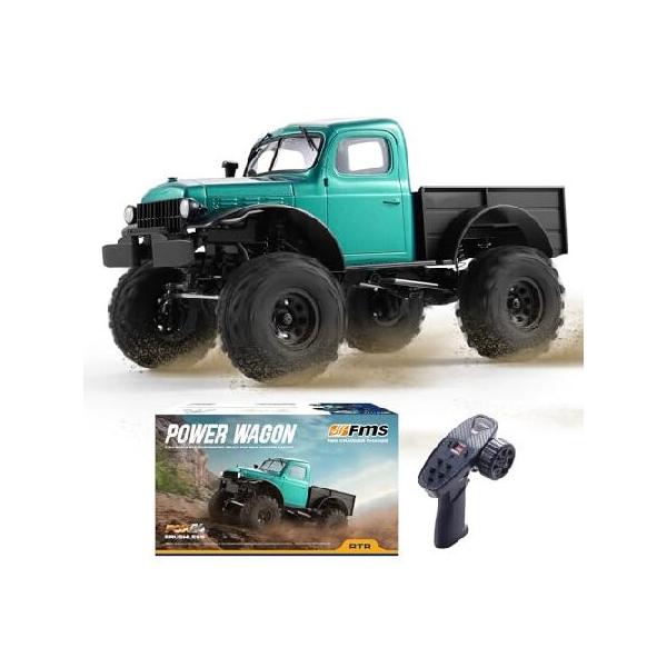 EAZYRC FMS FCX24 パワーワゴン 1/24 RCクローラー ブラシレス 4x4 RTR