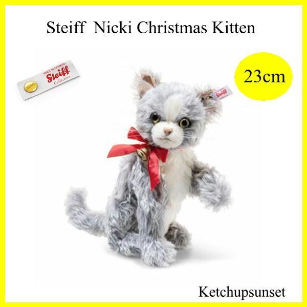 Steiff（シュタイフ） テディベア Nicki Christmas Kitten 2023年世界