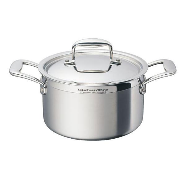 ビタクラフト プロ 両手鍋 20.0cm(3.7L) No.0242 Vita Craft Pro 全面5