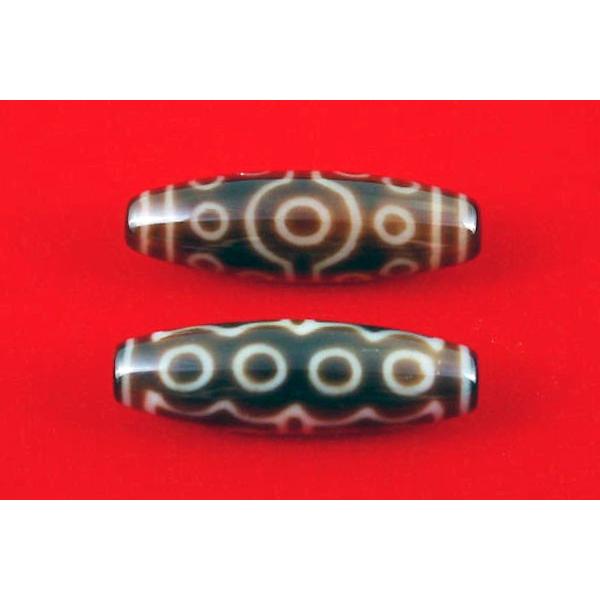 至純十五眼天珠[12×38] : 小盧至純西蔵天珠ヤフー店 - 通販 - Yahoo