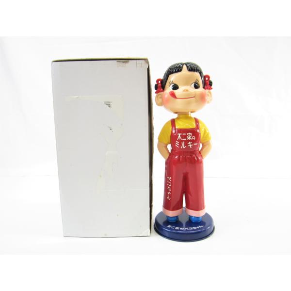 不二家 100周年 復刻 首ふりペコちゃん レトロ フィギュア ∠UK823