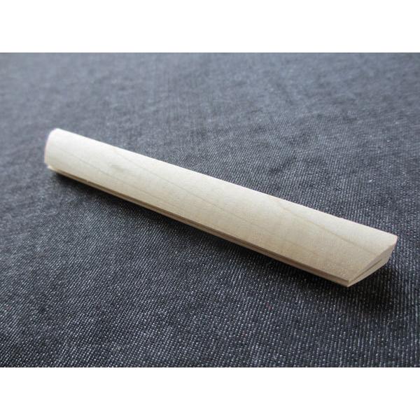 三味線 撥鞘(バチサヤ/撥さや/撥サヤ) 木製 朴 13cm 細溝 : TPmusic