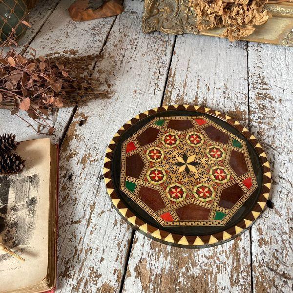 VINTAGE ≫スペイン グラナダ製 ヴィンテージ*TARACEA タラセア*寄木