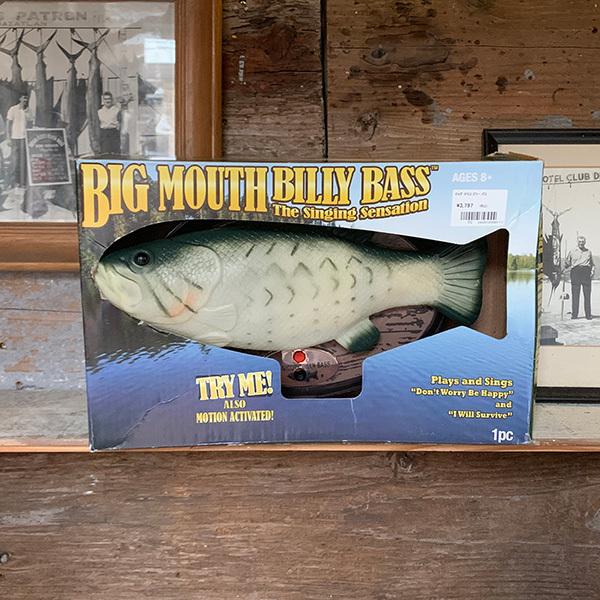 ビッグ マウス ビリー バス Big Mouth Billy Bass 歌って踊る ブラック