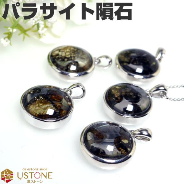 パラサイト 隕石 ペンダントトップ ケニア産 16mm 天然石