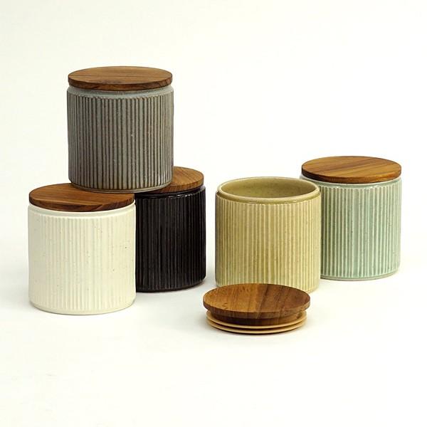 キャニスター 陶器 フタ付き 密閉 日本製 おしゃれ 和風 インテリア