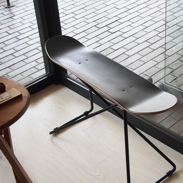 東谷 スツール 椅子 腰掛け チェア スケボー型 デザイン スケボー