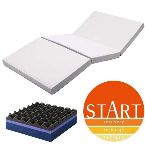 西川（nishikawa） マットレス START 3層 三つ折りタイプ 敷布団