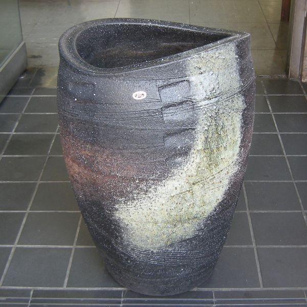 傘立て・信楽焼き陶器製 窯変たわみ : 器屋一信ヤフー店 - 通販