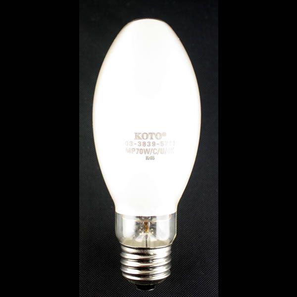 メタルハライドランプ MP70W C U 4K 口金E26 70W 江東電気 : Web Shop