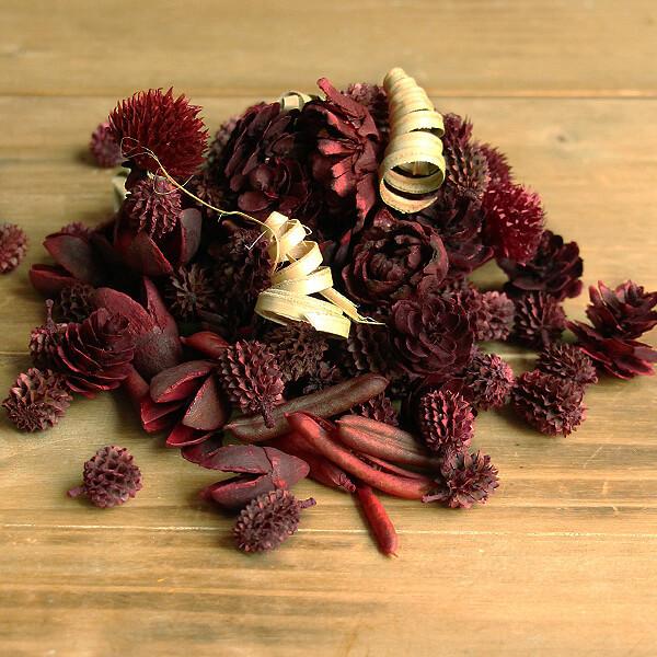 ドライフラワー 花材 即日出荷 木の実アソート 赤 実 スワッグ ブーケ