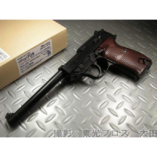 送料無料 マルシン工業 6mmBBガスガン ワルサーP38 ロングバレル