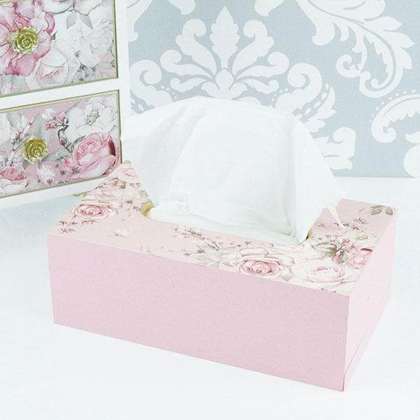 ボックスティッシュカバー ティッシュ ケース おしゃれ 花柄 バラ柄