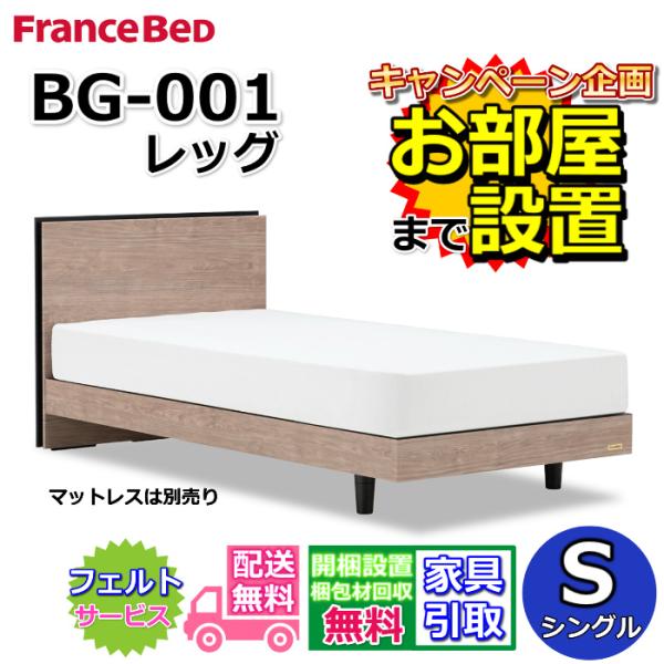 フランスベッド（FRANCEBED） BG-001 LG シングル 【開梱組み立て設置