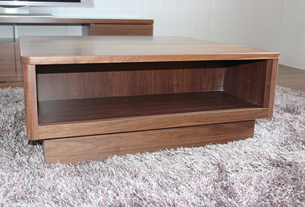 開梱設置無料]【大川家具】センターテーブル 80cm幅 アネット アルダー