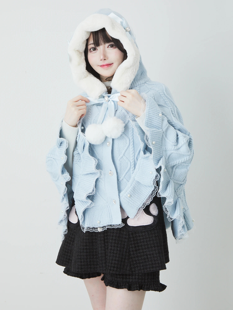 くまちゃんケーブルニット - Ank Rouge(アンクルージュ)のニット