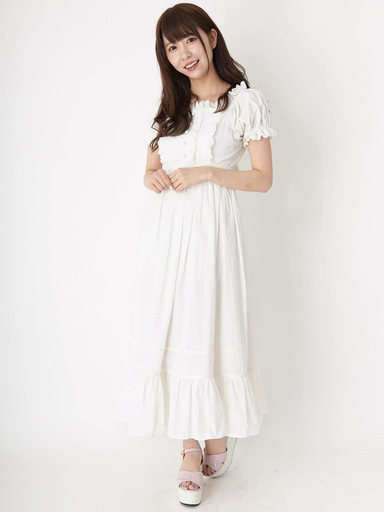 Romanticロングワンピース - Ank Rouge(アンクルージュ)のマキシワンピ