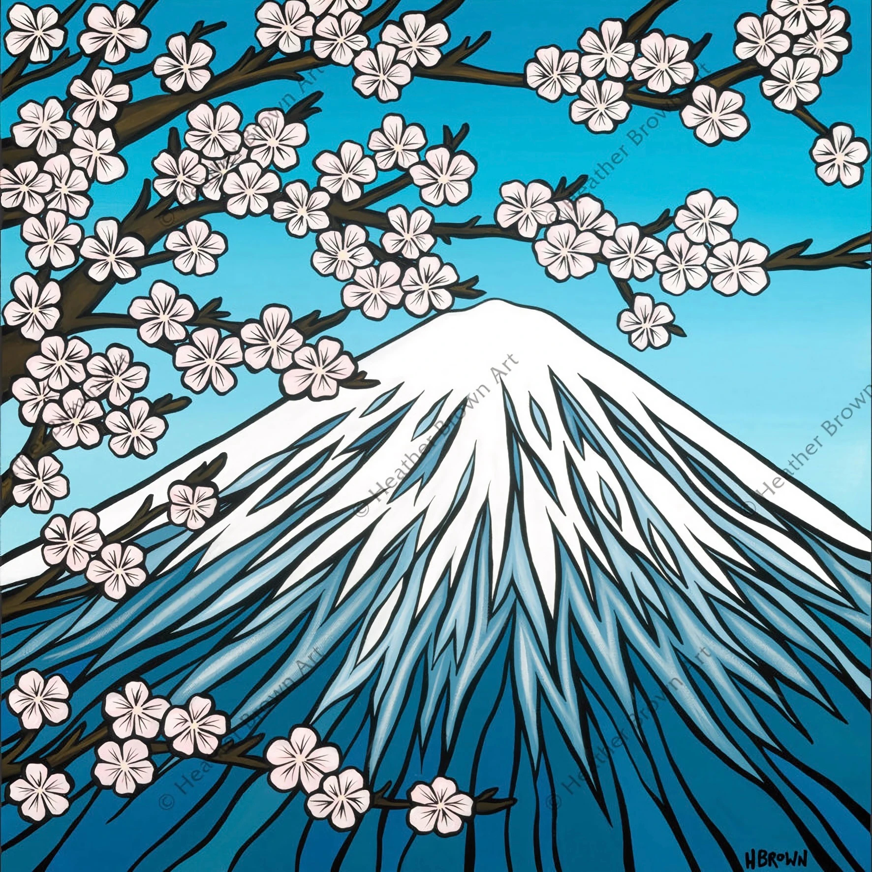 MT. FUJI / Heather Brown（ヘザーブラウン）のMatted Prints通販
