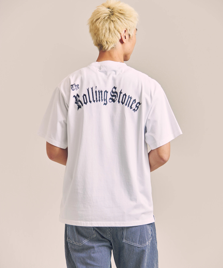 The Rolling Stones×JACKROSE】 Lips&Tongue ラインストーン-SSTEE