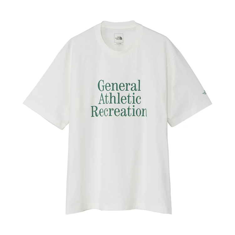 ザ・ノース・フェイス]GARタイポグラフィックホワイトショートスリーブ