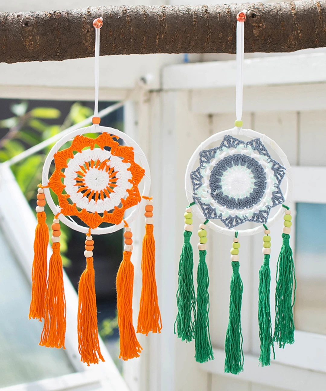 カラフルクロシェットドリームキャッチャー【WEB限定】 / オブジェ