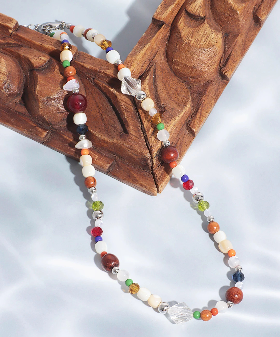 ミックスビーズネックレス / ネックレス | エスニックファッション