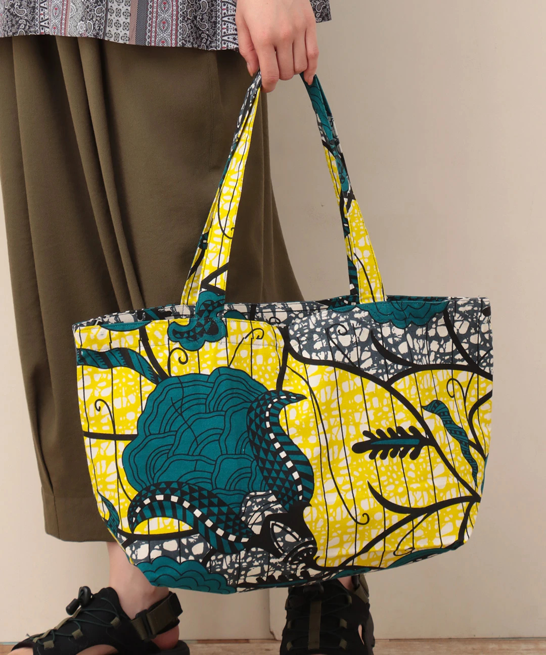 アフリカンプリントトートL / トート・エコバッグ・かごバッグ