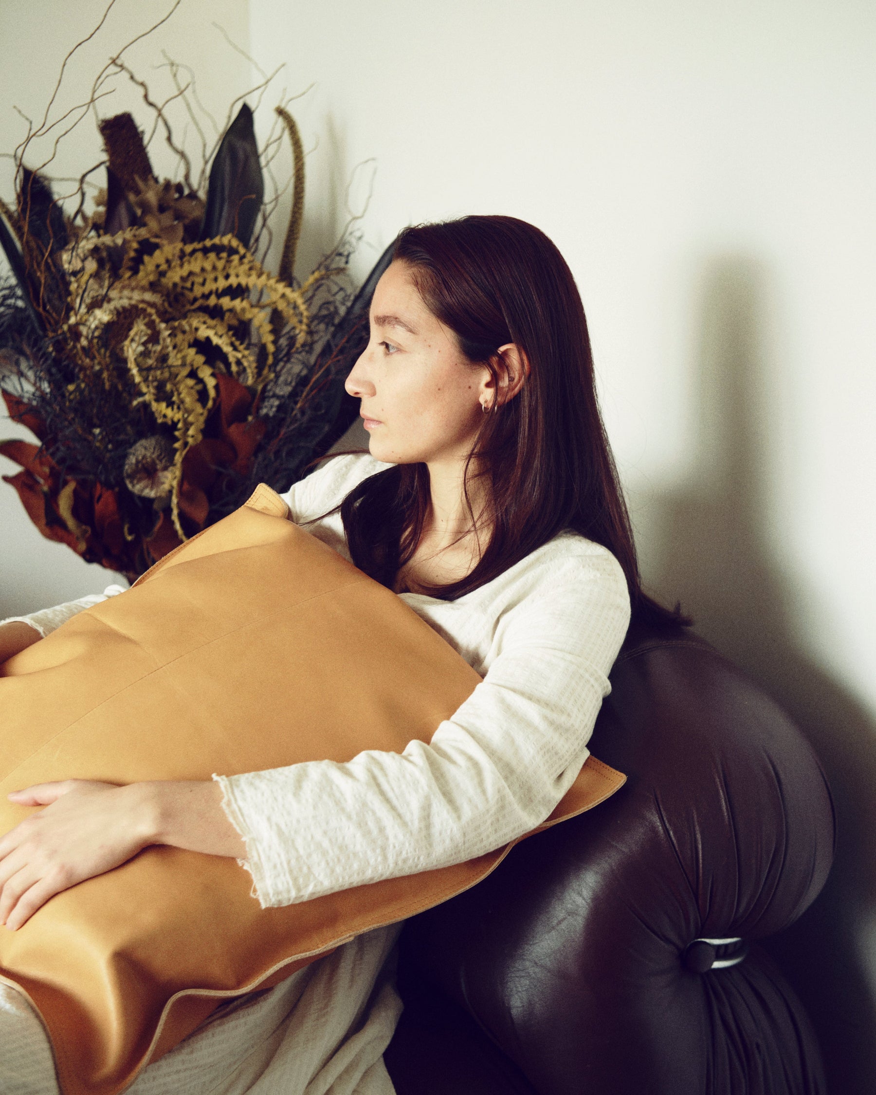 HOME LEATHER CUSHION COVER｜本革レザークッションカバー 高級感