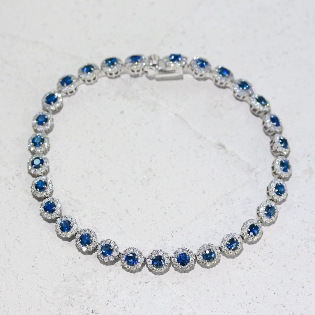 Etincelle -エタンセル-ブレスレットブルーサファイアブレスレット PT