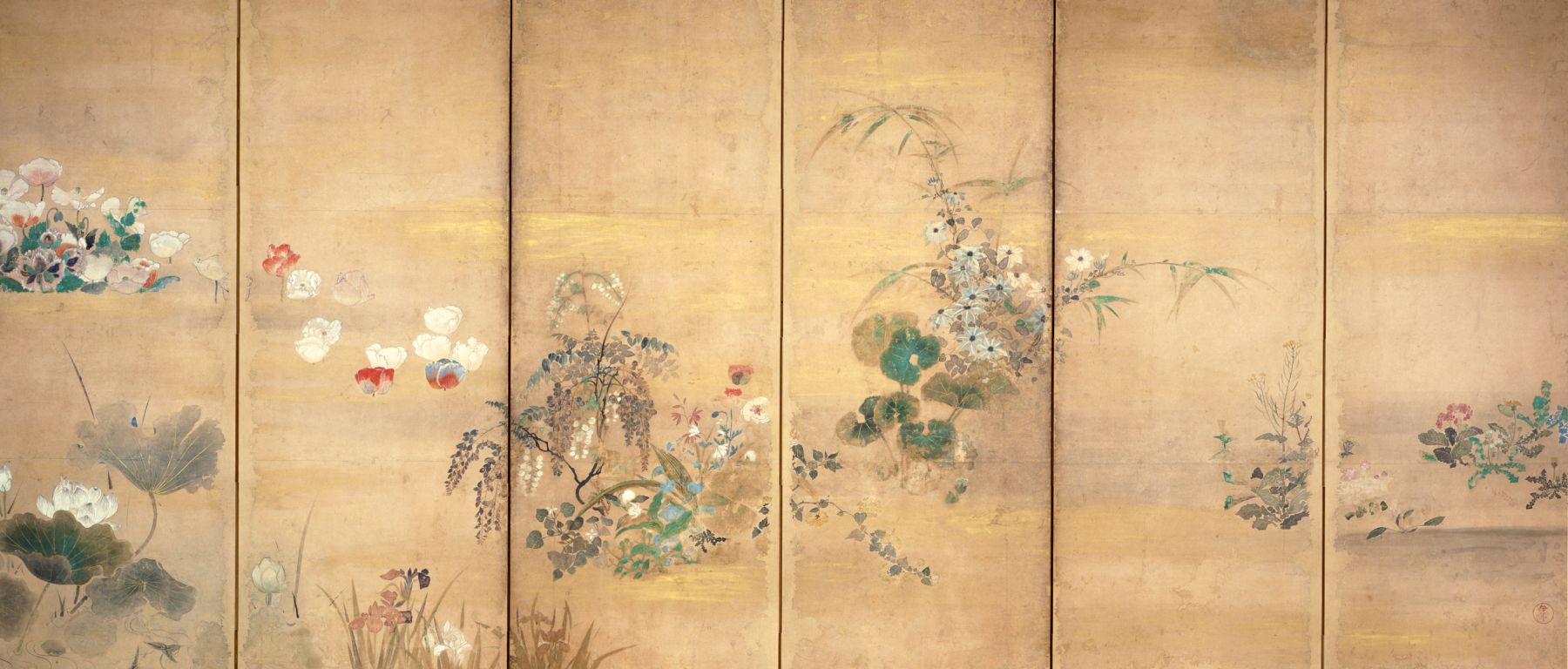 花と屏風：尾形光琳の燕子花図を根津美術館で楽しむ | JAPAN Forward