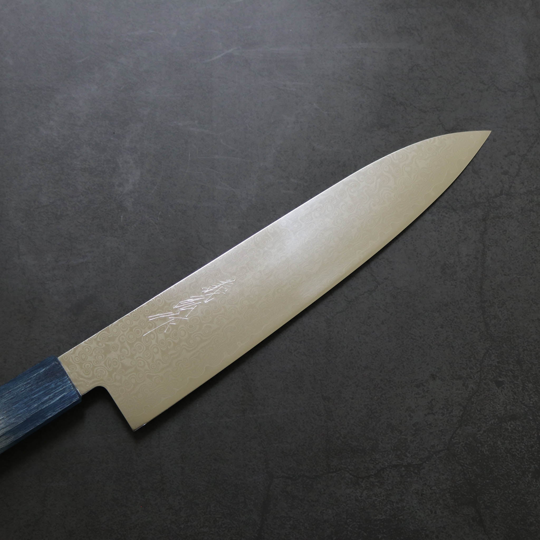 堺打刃物 包丁 | ダマスカス67層 牛刀 21cm 両刃 | 暁ハンドル 桐箱入り