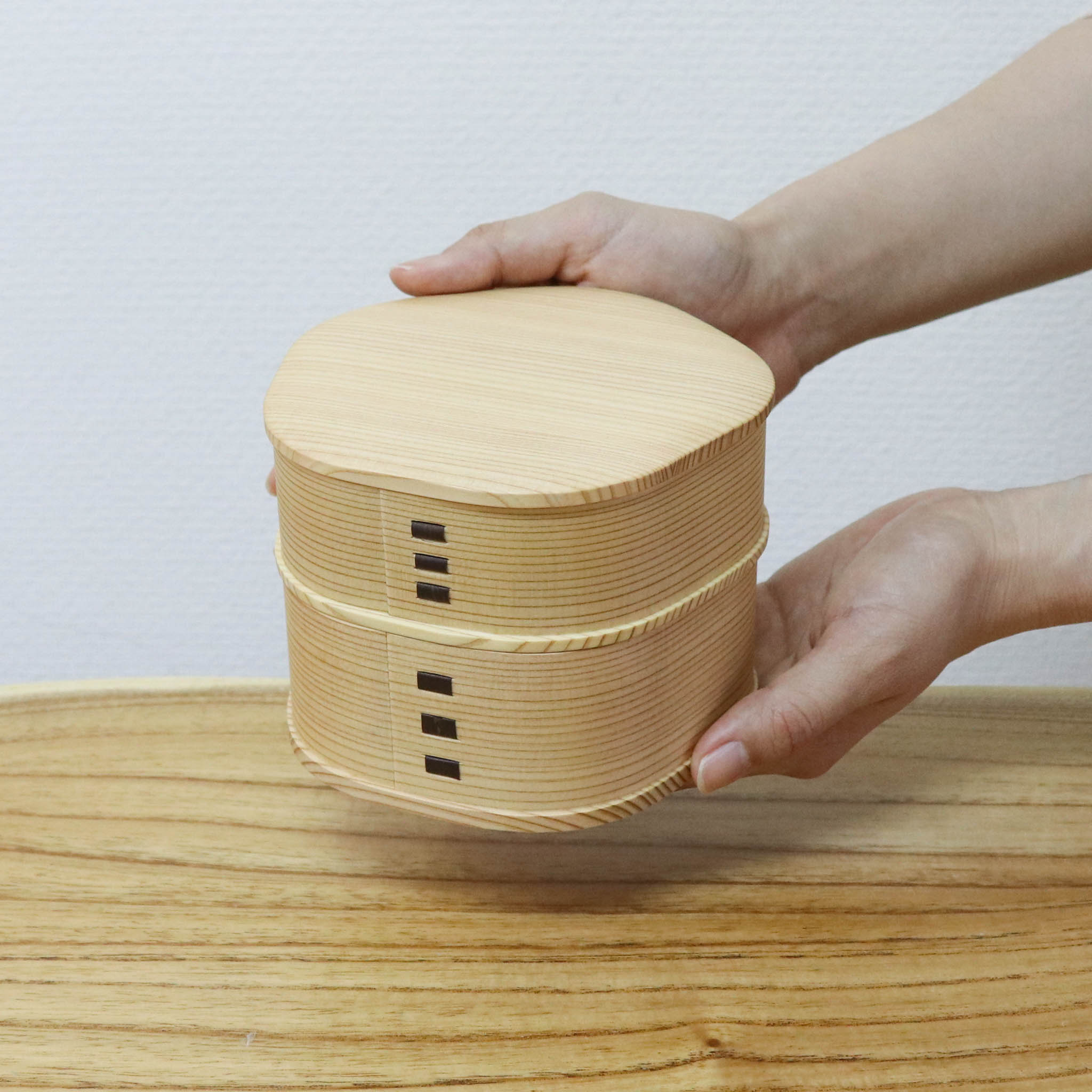 大館曲げわっぱ 弁当箱 | 秋田杉 | 梅花弁当 | 大館工芸社