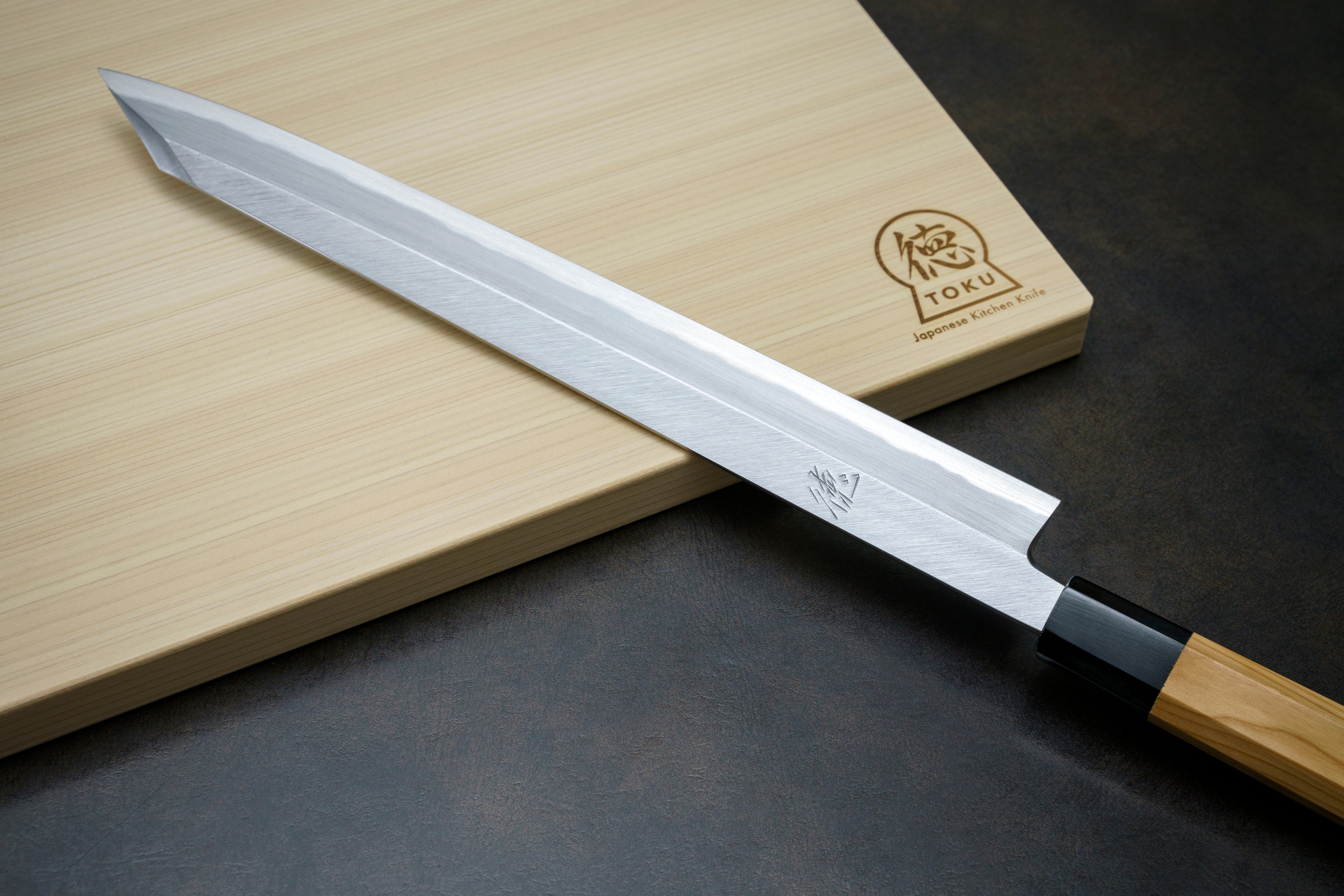 包丁の堺徳｜柳刃切付包丁 堺打刃物 白二鋼