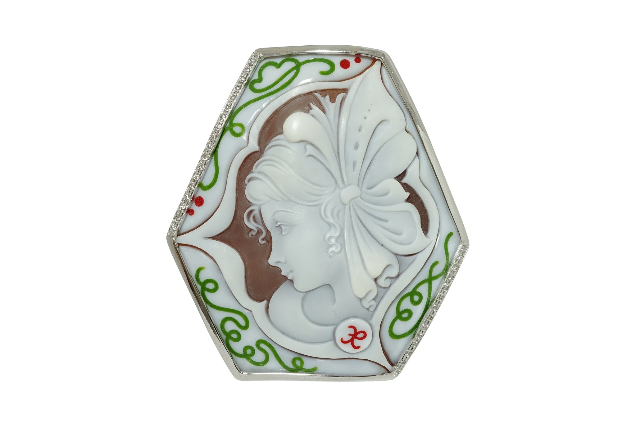 Crescenzo Garofalo【クレツェンソ ガロファロ】K18WGシェルカメオ